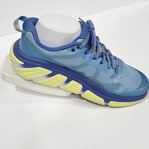 Hoka One One Infinite Sky Blue/Sunny Lime Athletic Sneakers